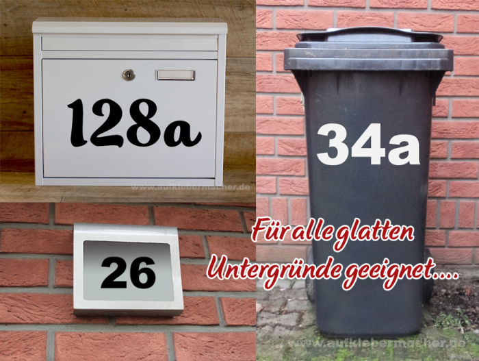 Hausnummer Ziffer 7
