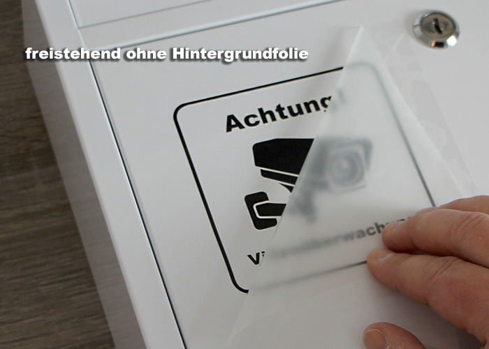 Preview: freistehender-Aufkleber-Videoueberwachung-V3