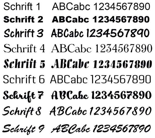 Autobeschriftung 1xHeck 2x Türen 60 & 40cm